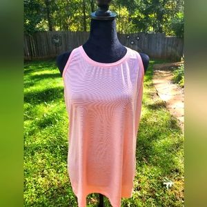 EUC Athleta Racerback Tank Light Pink/Peach Medium